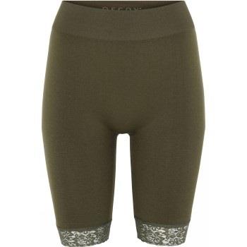 Decoy Long Shorts With Lace Grön S/M Dam