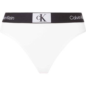 Calvin Klein Trosor CK96 Cotton Thong Vit bomull Small Dam