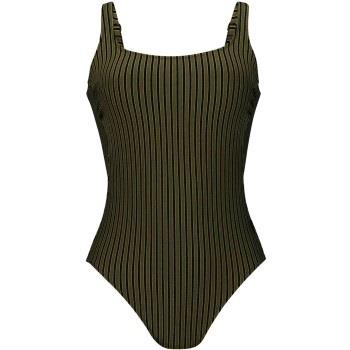 Rosa Faia Holiday Stripes Swimsuit Oliv polyamid C 44 Dam
