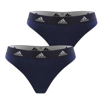 adidas Trosor 2P Underwear Brazilian Thong Marin bomull Small Dam
