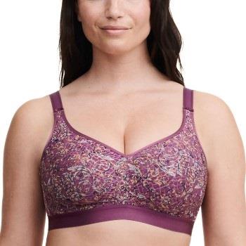 Chantelle BH C Magnifique Wirefree Support Bra Printed lila C 75 Dam