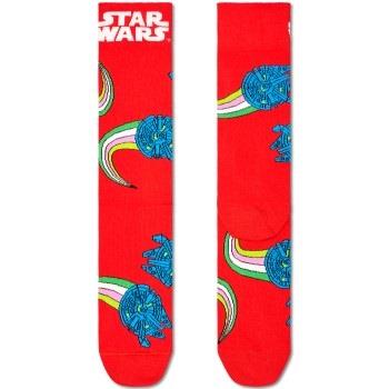 Happy Sock Star Wars Millennium Falcon Sock Strumpor Röd bomull Strl 4...