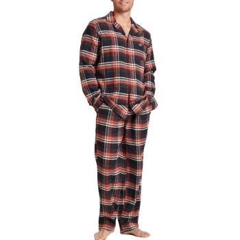 Jockey Cotton Flannel Pyjama Svart bomull X-Large Herr