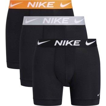 Nike Kalsonger 3P Everyday Essentials Micro Boxer Brief Svart/Orange p...