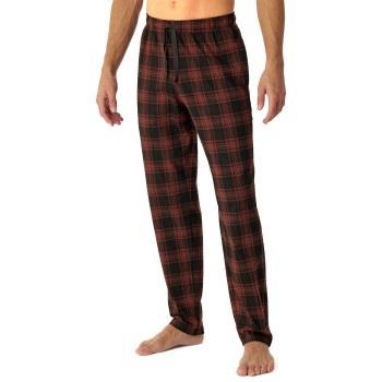 Schiesser Mix Plus Relax Long Pants Röd Mönster bomull 48 Herr