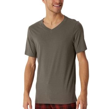 Schiesser Mix Plus Relax T Shirt Brun 56 Herr