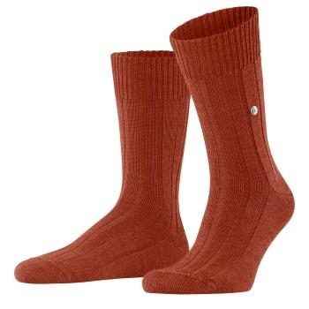 Burlington Strumpor Dover Socks Orange ull Strl 40/46 Dam