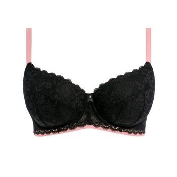 Freya BH Off Beat UW Padded Half Cup Bra Svart E 75 Dam