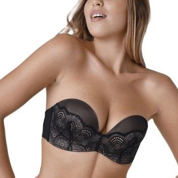 Wonderbra BH Refined Glamour Ultimate Strapless Bra Svart D 70 Dam