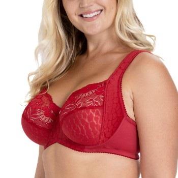 Miss Mary Jacquard And Lace Underwire Bra BH Röd B 75 Dam