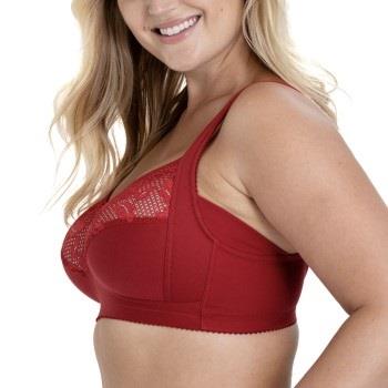 Miss Mary Lovely Lace Support Soft Bra BH Röd C 80 Dam