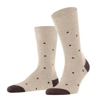 Falke Strumpor Dot Socks Beige bomull Strl 39/42 Herr