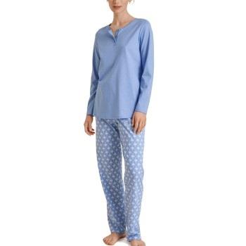 Calida Shell Nights Pyjamas Ljusblå bomull Medium Dam