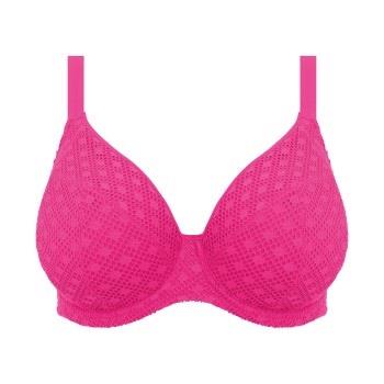Elomi Bazaruto Underwire Plunge Bikini Top Rosa polyamid G 80 Dam