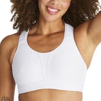 Swegmark BH Kimberly Iconic Moulded Cups Sports Bra Vit polyamid B 90 ...