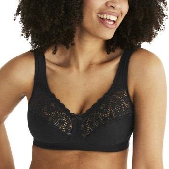 Swegmark BH True Beauty Fairtrade Soft Bra Svart bomull B 90 Dam