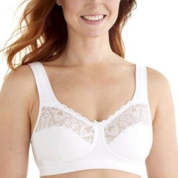 Swegmark BH True Beauty Fairtrade Soft Bra Vit bomull B 75 Dam