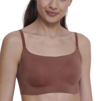 Sloggi BH ZERO Feel 2 0 Ultra Bra Mörkbrun XL+ Dam