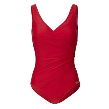 Damella Julia Basic Swimsuit Röd 40 Dam