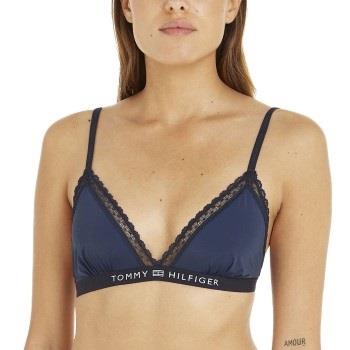 Tommy Hilfiger BH Lace Unlined Triangle Bra Marin Small Dam