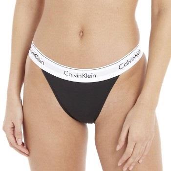 Calvin Klein Trosor Modern Cotton Tanga Panty Svart X-Small Dam