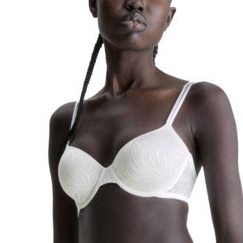 Calvin Klein BH Sheer Marquisette Demi T-shirt Bra Vit polyamid E 70 D...