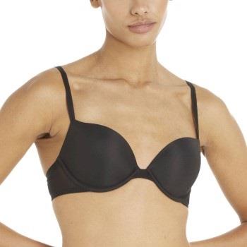 Calvin Klein BH Sheer Marquisette Push Up Bra Svart C 85 Dam