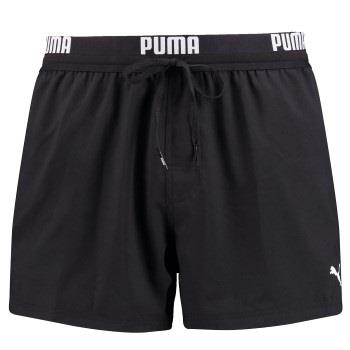 Puma Badbyxor Logo Short Length Swim Shorts Svart polyester Medium Her...