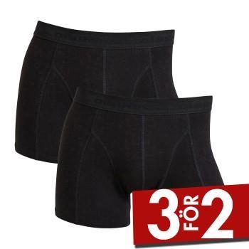 Claudio Kalsonger 4P Cotton Trunks Helsvart bomull 3XL Herr