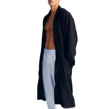 JBS of Denmark Waffel Bathrobe Svart X-Large Herr