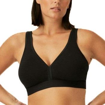 NATURANA BH Athleisure Soft Bra Svart bomull D 90 Dam