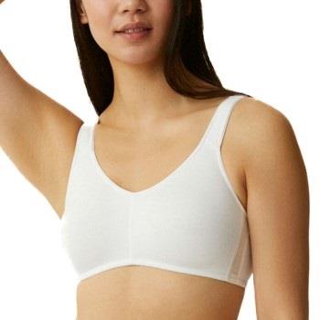 NATURANA BH Classics Cotton Soft Bra Vit bomull B 85 Dam