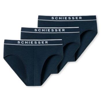 Schiesser Kalsonger 3P 95-5 Organic Cotton Rio Brief Marin bomull XX-L...