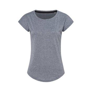 Stedman Recycled Women Sports T Move Blå polyester Small Dam