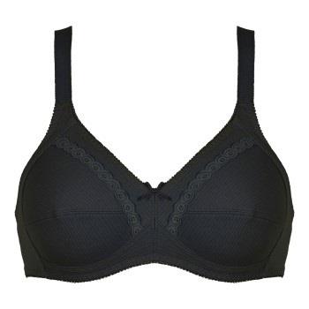 NATURANA BH Cotton Soft Bra Svart bomull A 75 Dam