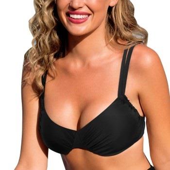 Wiki Basic Adjustable Bikini Top Svart B 75 Dam