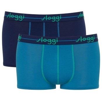 Sloggi Kalsonger 2P For Men Start Hip Blå bomull XX-Large Herr