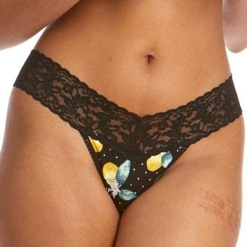 Hanky Panky Trosor 2P Lemon Dot Low Rise Thong Svart mönstrad One Size...