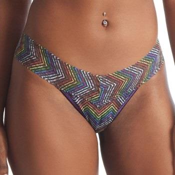 Hanky Panky Trosor 3P Printed Low Rise Thong Flerfärgad-2 nylon One Si...