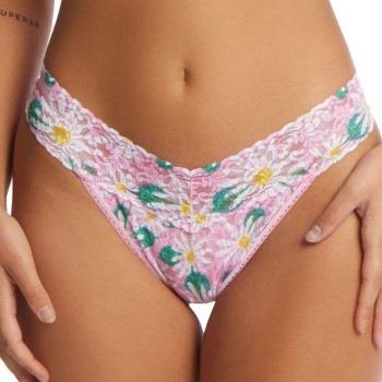 Hanky Panky Trosor 2P Printed Original Rise Thong Rosa nylon One Size ...