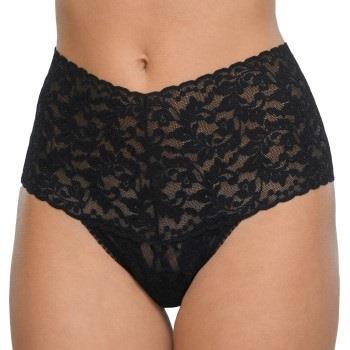 Hanky Panky Trosor 2P Signature Lace Retro Thong Svart nylon One Size ...