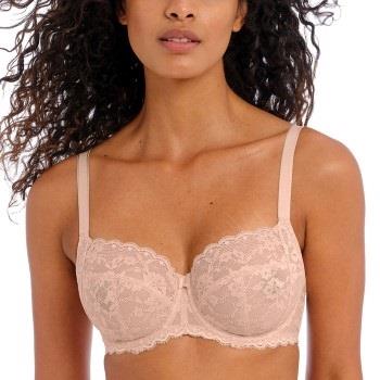 Freya BH Offbeat Undewired Side Support Bra Beige D 90 Dam