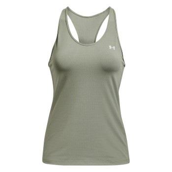 Under Armour 3P HeatGear Racer Tank Ljusgrön polyester Large Dam