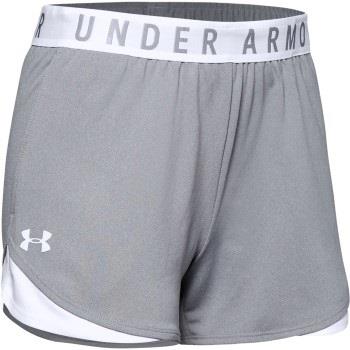 Under Armour 2P Play Up Shorts 3.0 Grå polyester X-Small Dam