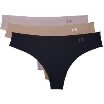 Under Armour Trosor 6P Pure Stretch Thong Svart m Beige Medium Dam