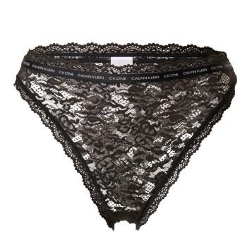 Calvin Klein Trosor 3P CK One Lace Brazilian High Waist Svart nylon Sm...