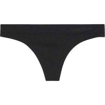 Calvin Klein Trosor 2P Fusion Flex Thong Svart polyamid Medium Dam