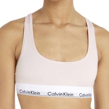 Calvin Klein BH 2P Modern Cotton Bralette Ljusrosa Large Dam