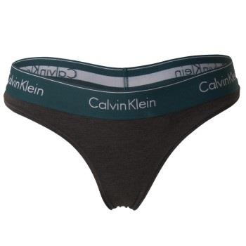 Calvin Klein Trosor 2P Modern Cotton Thong Mörkgrå Small Dam