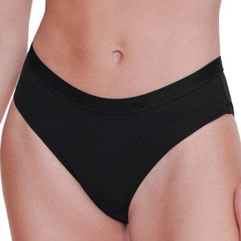 Sloggi Trosor 2P GO Casual Hipster Briefs Svart bomull Medium Dam